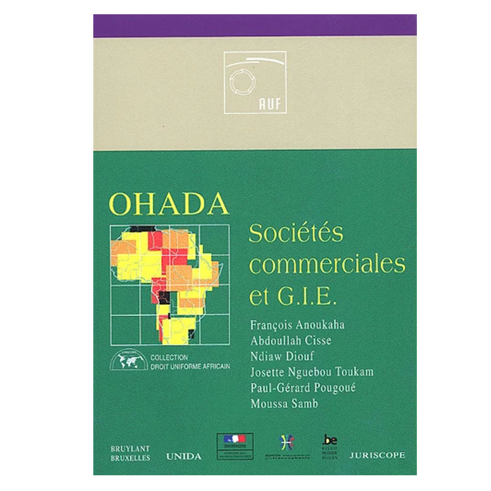Ohada Societes Commerciales Et G.I.E.